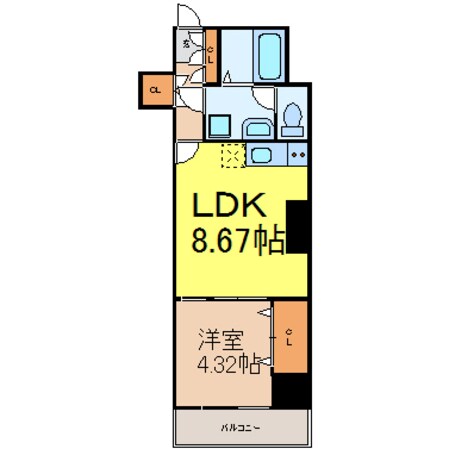 エイトエムジー名駅の物件間取画像